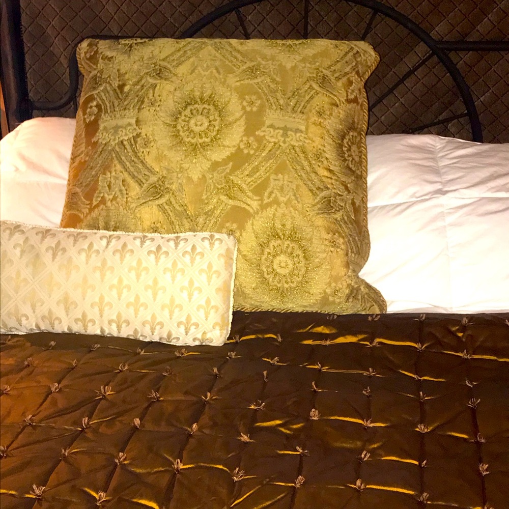 Down decorative pillow!